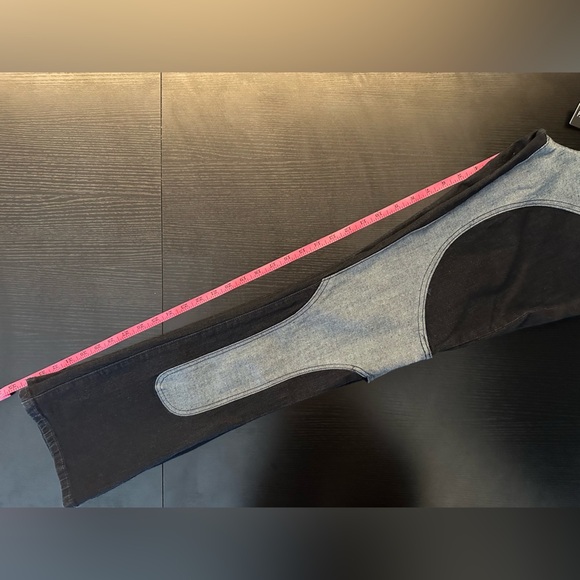 Fashion Nova Black and Gray Boot Cut Jeans - Picture 9 of 13